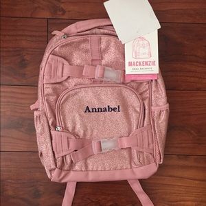 mackenzie pink glitter backpack